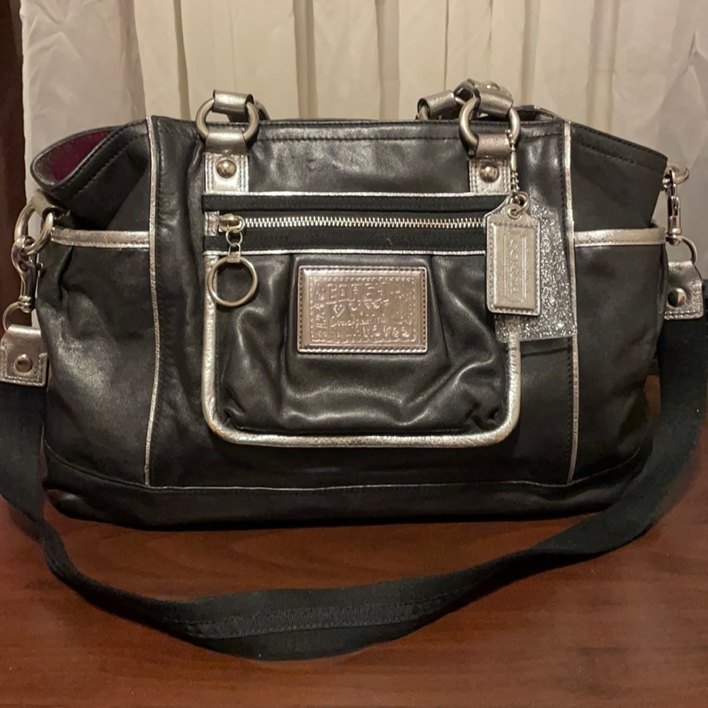 Coach poppy tote